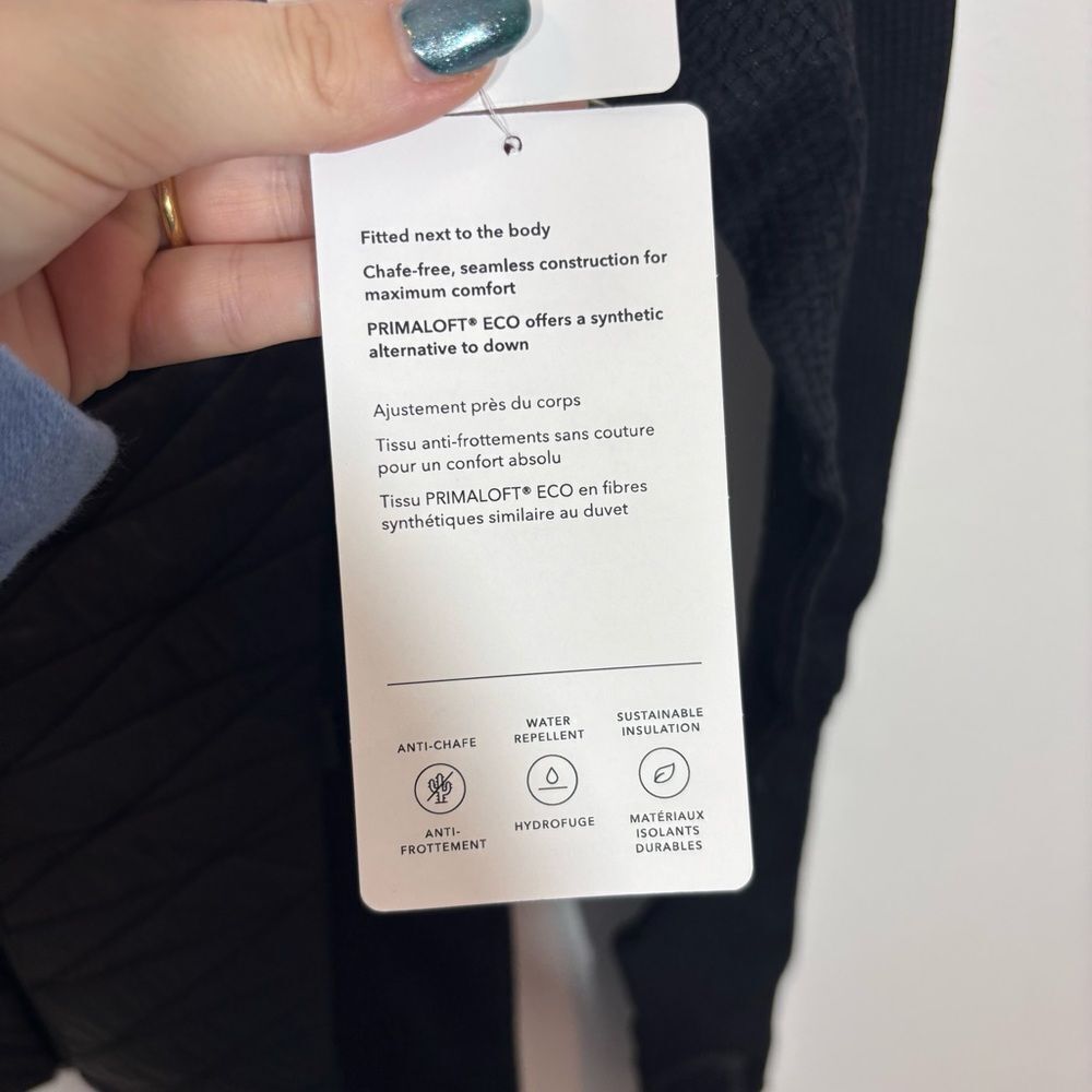 Athleta FLURRY FORCE INSULATED PRIMALOFT® JACKET 2.0 NEW with tags XXS Black - Picture 12 of 16